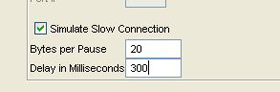 TCPMon advanced setting